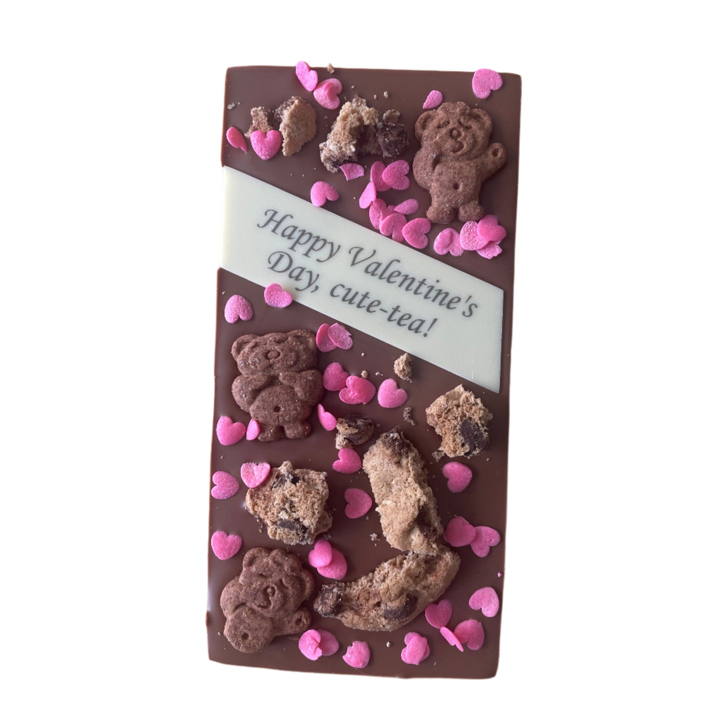 Happy Valentines Cute-tea Chocolate Bar