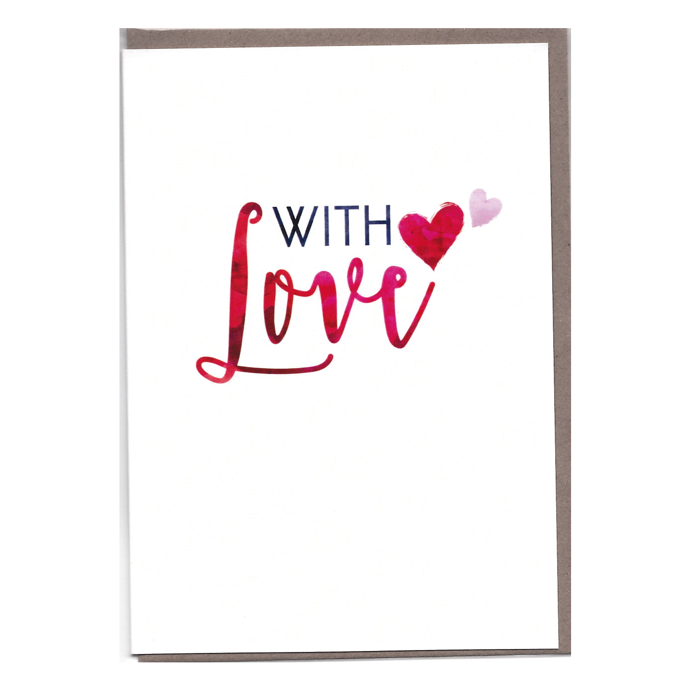 With Love Greeting Card