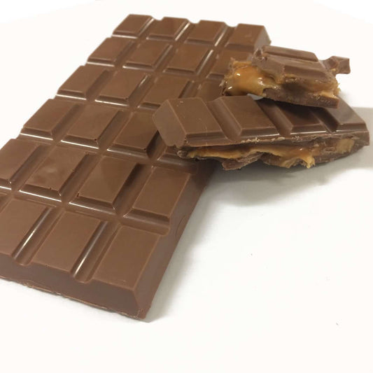 Peanut Butter Caramel Filled Bar