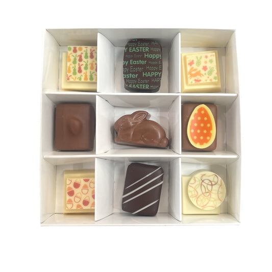 9 piece Easter Themed Chocolate Giftbox