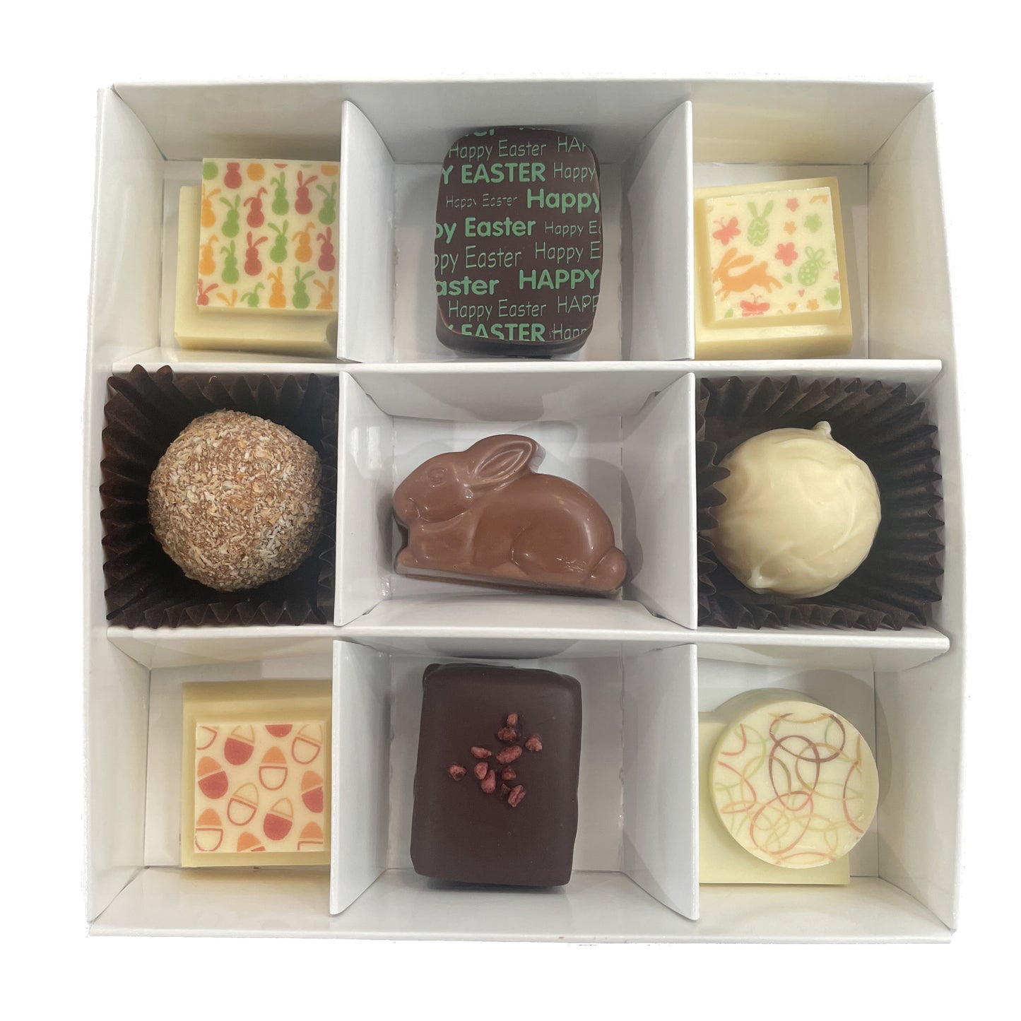 9 piece Easter Themed Chocolate Giftbox