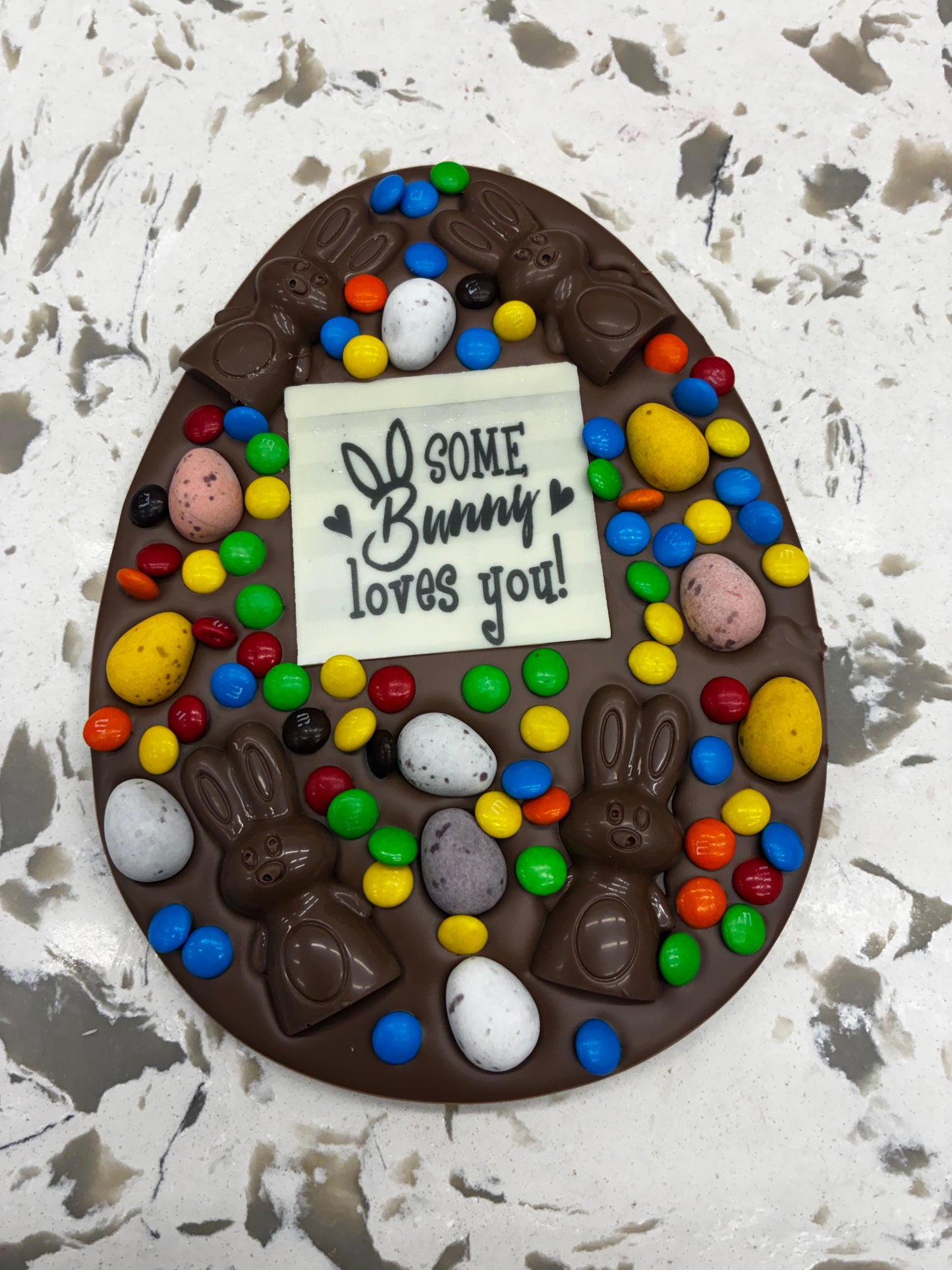 Some Bunny Loves You Egg Slab