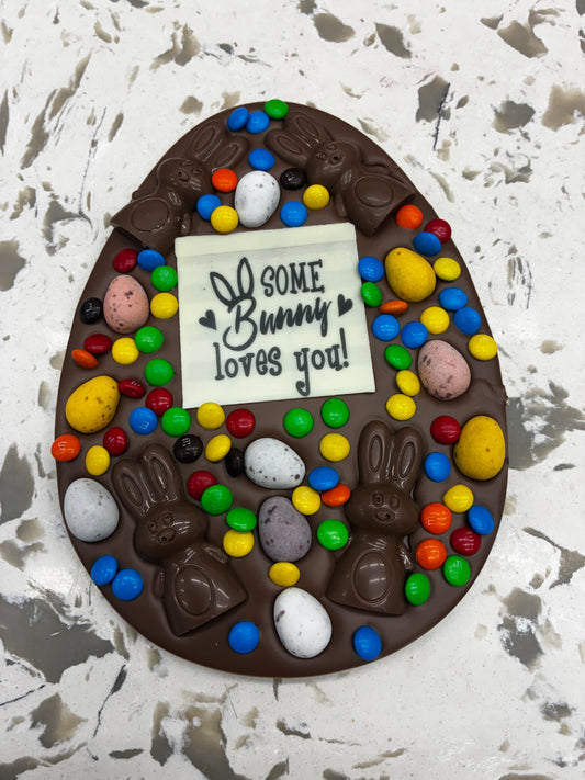Some Bunny Loves You Egg Slab