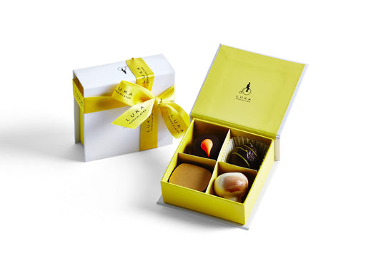 Small Belgian chocolate gift box - 4 Piece chocolates box