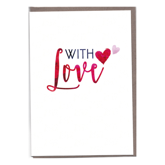 With Love Greeting Card