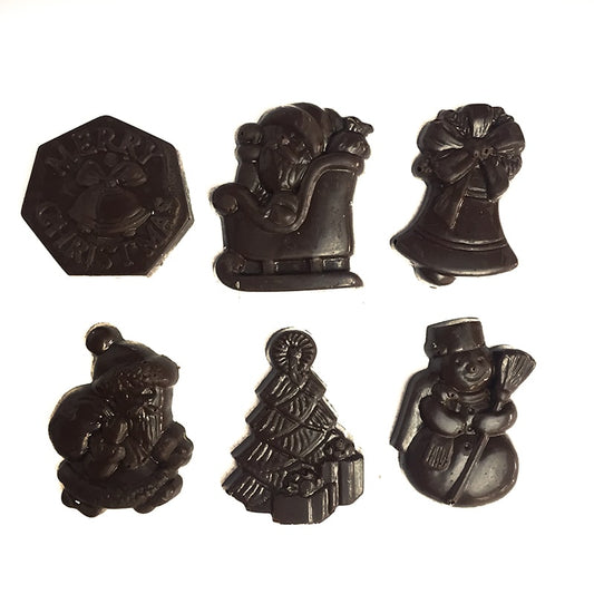 Dark Chocolate Christmas Figurines