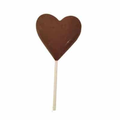 Milk Love Heart Chocolate Pop
