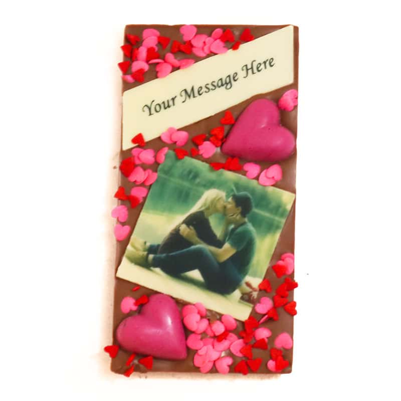 Valentine's Day Photo Message Block