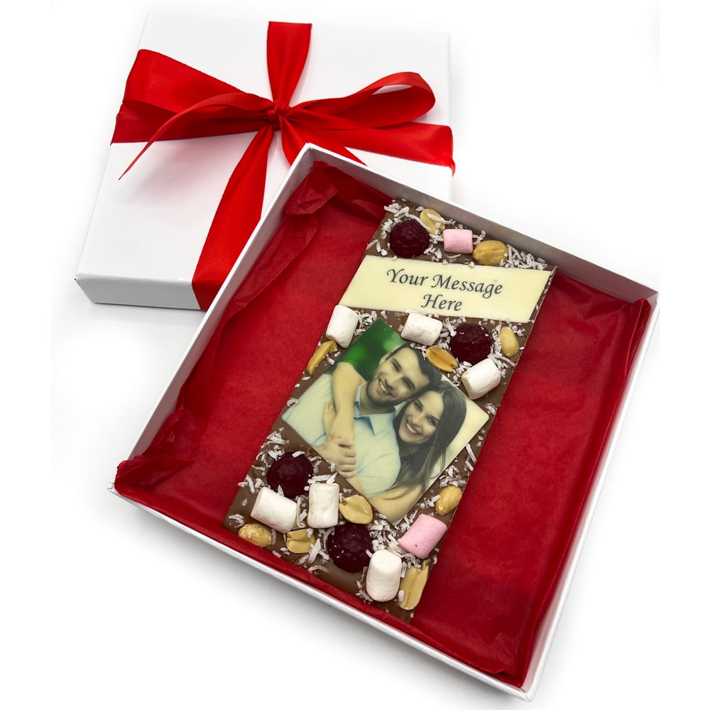 Rocky Road Photo Message Bar in Gift Box
