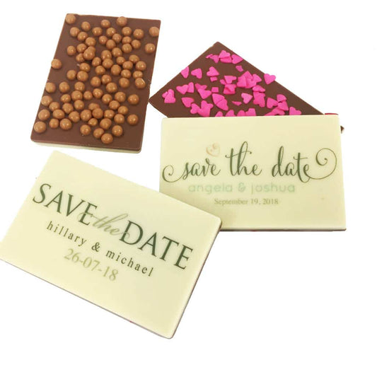 Save the Date Chocolates